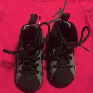 Baby Girl Black&Pink Jordan Retro 7 Size 5c $15